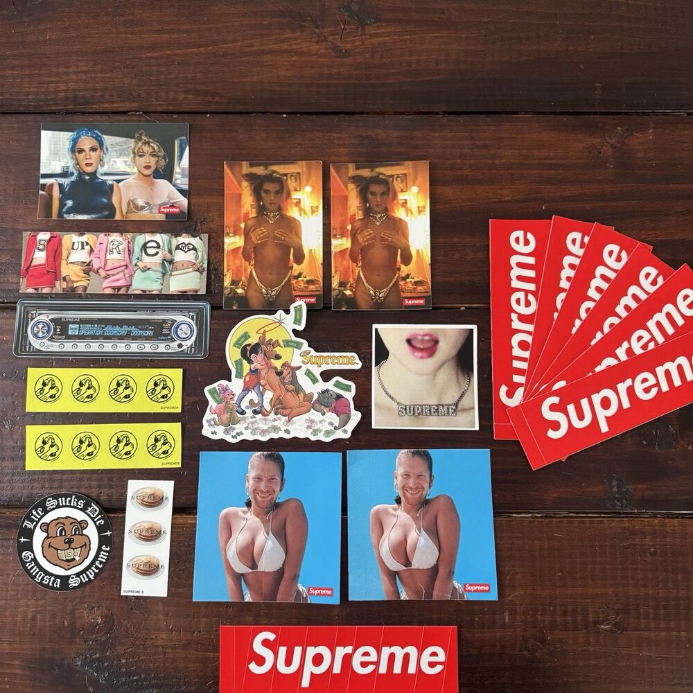 Supreme Sticker Collection Lot of 20 Pieces